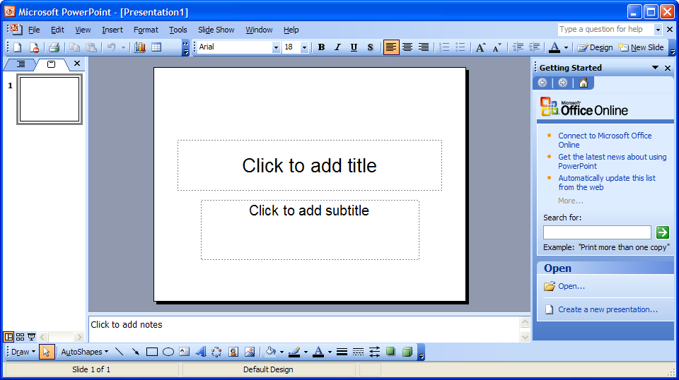 PowerPoint 2003
